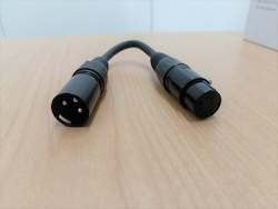 DMX 3 Pin XLR Male to 5 Pin XLR Female