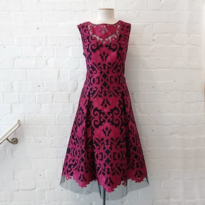 Anthea Crawford embroidered dress