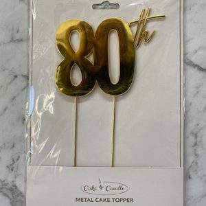 21st cake topper – gold – South City Party Nibbles Online