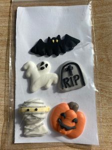 Halloween Themed Icing Decs 5pk – pick up only – South City Party Nibbles Online