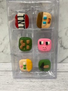 Minecraft decoration 6pk – South City Party Nibbles Online