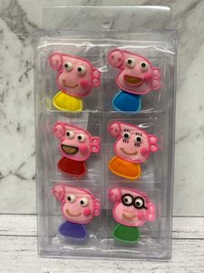 peppa pig decorations 6pk – South City Party Nibbles Online