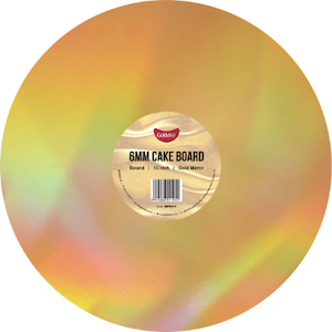 Go Bake Gold Mirror Round Cake Board 6mm – South City Party Nibbles Online