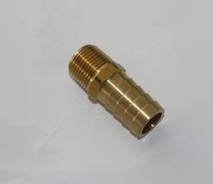 Engine Heater Hose Fitting, Brass 3/8"