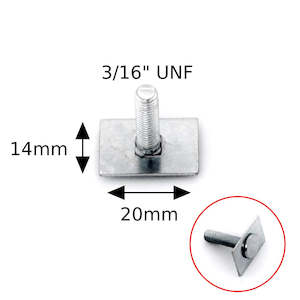 Motor vehicle part dealing - new: Body & Sill Moulding Clip, Bolt-On (14mm x 20mm)