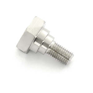 Motor vehicle part dealing - new: Bonnet Safety Catch Hex Bolt, Stainless (VG-CM)