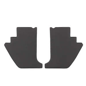 Motor vehicle part dealing - new: Front Kick Panel Set, Black Vinyl (VH-CL Charger & Coupe)