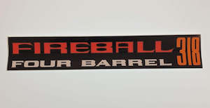 "Fireball 318 4BBL" Air Cleaner Decal (VF-CM)