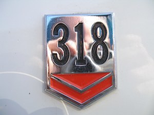 Motor vehicle part dealing - new: "318" Corporal Badge (VF)