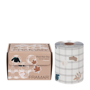 Framar Embossed Roll - Plaid Hair Day  - Med - 320ft - Limited Edition