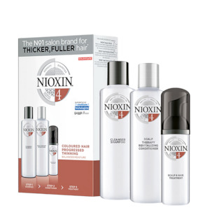 Nioxin System 4 Trial Kit For Coloured Hair With Progressed Thinning *