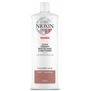 Toiletry: Nioxin System 3 Scalp Therapy Revitalising Conditioner 1 Litre For Coloured Hair With Light Thinning *