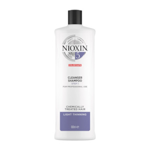 Nioxin System 5 Cleanser Shampoo 1 Litre For Chemically Treated Hair With Light Thinning *