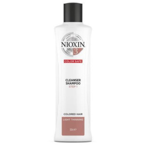 Nioxin System 3 Cleanser Shampoo 300ml For Coloured Hair With Light Thinning *