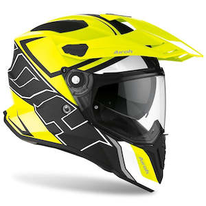 Commander L Duo Yellow Matt Helmet ADV Airoh