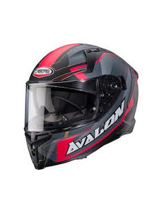 Motorcycle or scooter: CAGERG AVALON X OPTIC MATT BLK/GREY/RED SMALL ECE 22.06