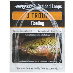 AIRFLO BRAIDED LOOPS TROUT FLOATING 3PK