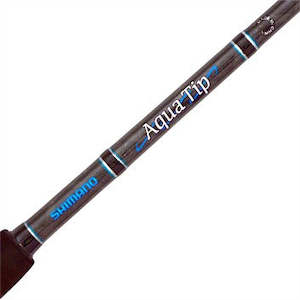 SHIMANO AQUATIP E/GLASS 6'6" 3-6KG 2PCE ROD