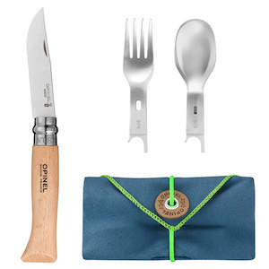 Sporting equipment: OPINEL PICNIC+ POCKET CUTLERY  SET: 8CM