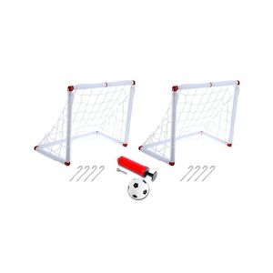 2 Mini Soccer Goal Set