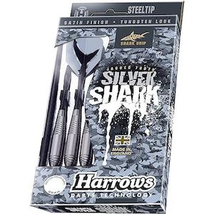 HARROWS DARTS SILVER SHARK STEEL