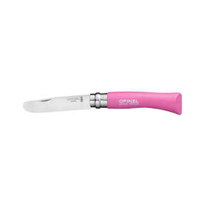 Sporting equipment: OPINEL No. 7 MY FIRST ROUND END SAFETY KNIFE – VARIOUS COLOURS