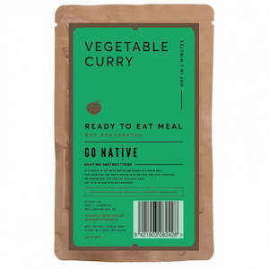 GO NATIVE READY TO EAT MEAL: 250G VEGETABLE CURRY