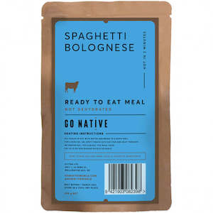 Go Native Ready To Eat Meal: 250g Spagetti Bolognese