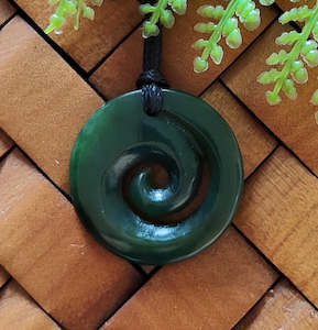 NZ Greenstone Koru 30mm #10.1