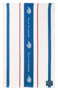 Kiwi Blue Stripe Jacquard Tea Towel