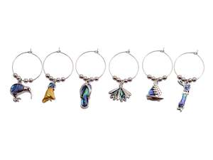 Kiwiana NZ Icons Wine Charms