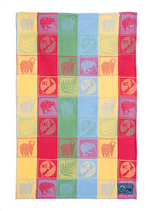 Jacquard Woven Colours Tea Towel