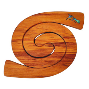 Rimu/Kauri Wood Coasters - Set Of 2