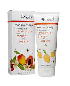 Apicare Mango & Papaya Rich Natural Body Butter 200g