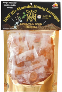 Manuka Honey Lozengers with Lemon - UMF™ 15+/MGO 514 - 120g