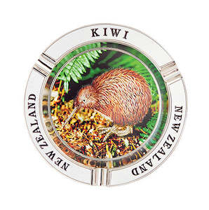 Metal Ashtray - Kiwi - 13cm