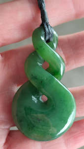 NZ Greenstone Double Twist - 55mm