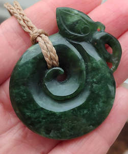 NZ Greenstone Koropepe - 47mm  - Deane Moreton #118