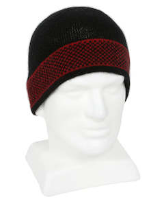 Lothlorian Possum & Merino Unisex Beanie and/or Scarf Morse Set - Red