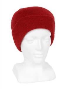 Lothlorian Possum & Merino Unisex Beanie, Red