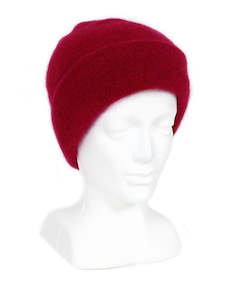 Lothlorian Possum & Merino Unisex Beanie, Raspberry