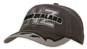 NZ and 3 Ferns Adults Grey Cap