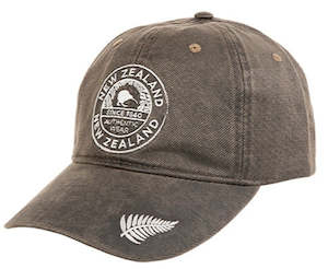 Adults NZ 1840 Kiwi Fern Brown Cap