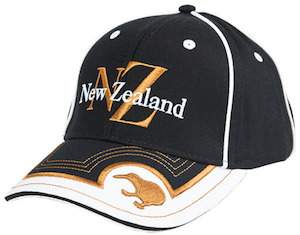 Adults NZ And Kiwi Cap Embroidery