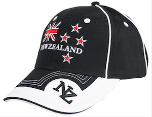 Adults Flag Cap NZ Embroidery