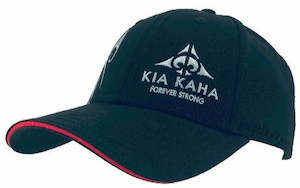 Adults Kia Kaha Maori Designed Cap - Black