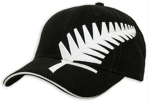 Adults Black Cap - NZ Silver Fern