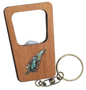 Fern Keychain Bottle Opener