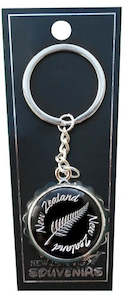 Silver Fern Bottle Opener Keyring