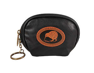 NZ Kiwi Coin Purse Black - #110